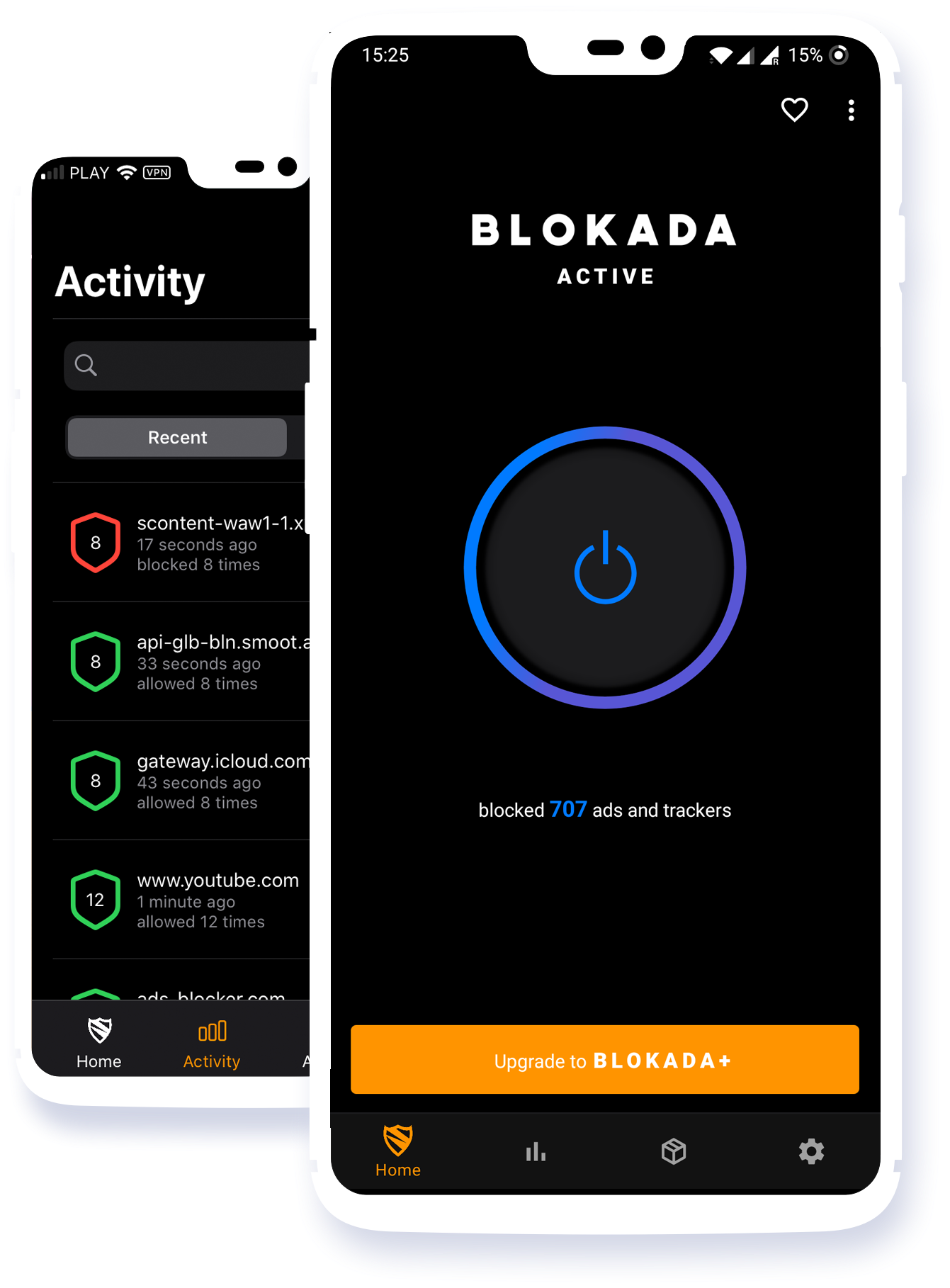 Blokada - the popular mobile adblocker and VPN for Android and iOS